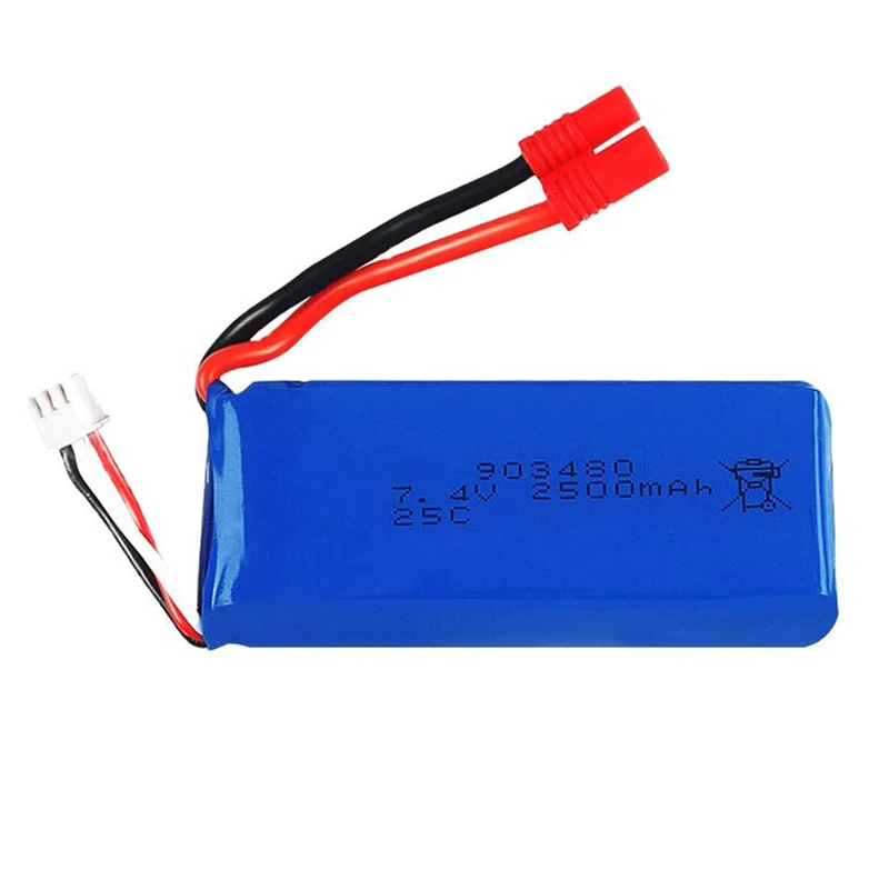 Low Price 7.4V 2500mah 25C li-polymer Lipo battery pack 903480 For toy drones X8C X8W X8G X8HW X8HC X8HG