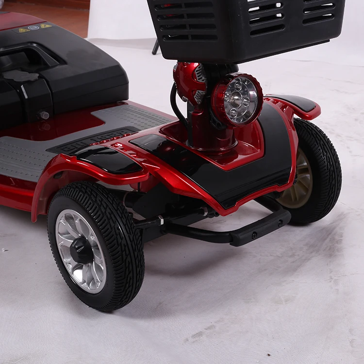 lianmei atv 250W folding lightweight electric mobility handicapped scooter for old / disabled people