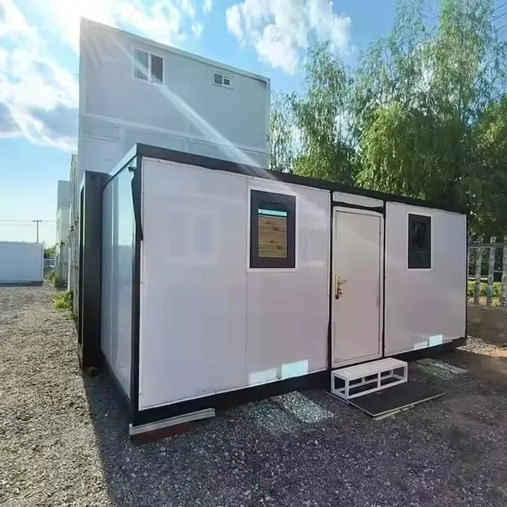 Rising OEM American Modern Design Simple Prefabricated House Mobile Toilet Portable Toilet Made Of Container For Real Estate Use