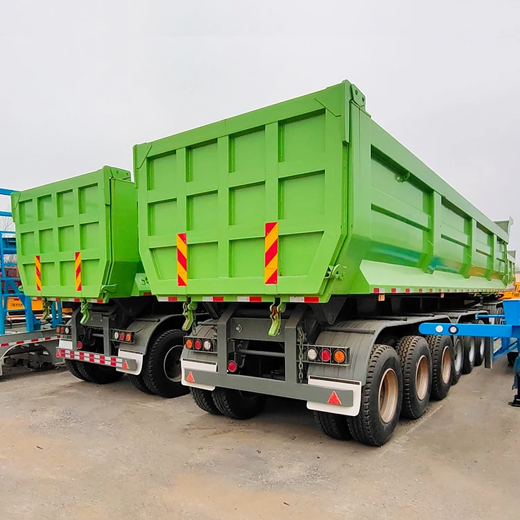 Truck Pull Dump Trailer For Truck Roll Off Dump Truck Trailer