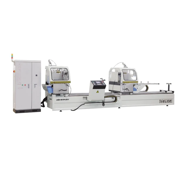 aluminum multi-profile double mitre cutting saw /PVC profile cutting machine/window door making machine