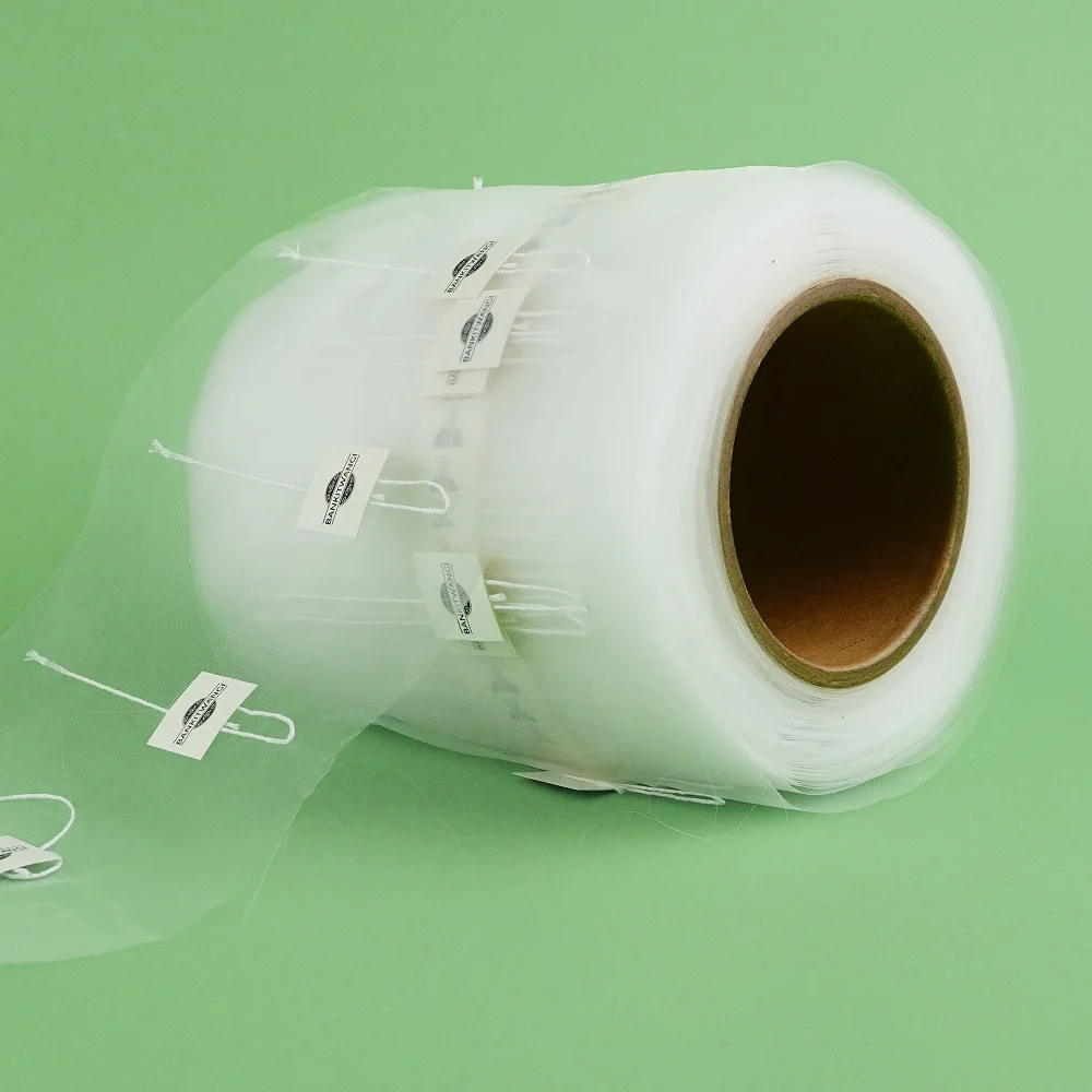 Industrial Eco-friendly Degradable PLA Mesh Bag Pyramid Drip Teabag Filter Paper Roll