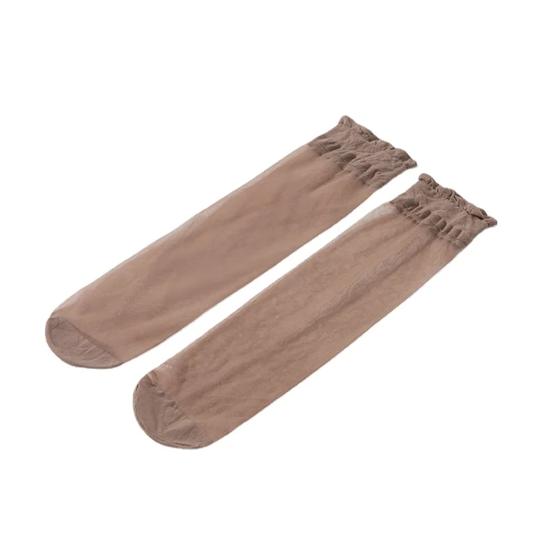 Wholesale High Elastic Stretch Simple Knee High Socks For Women