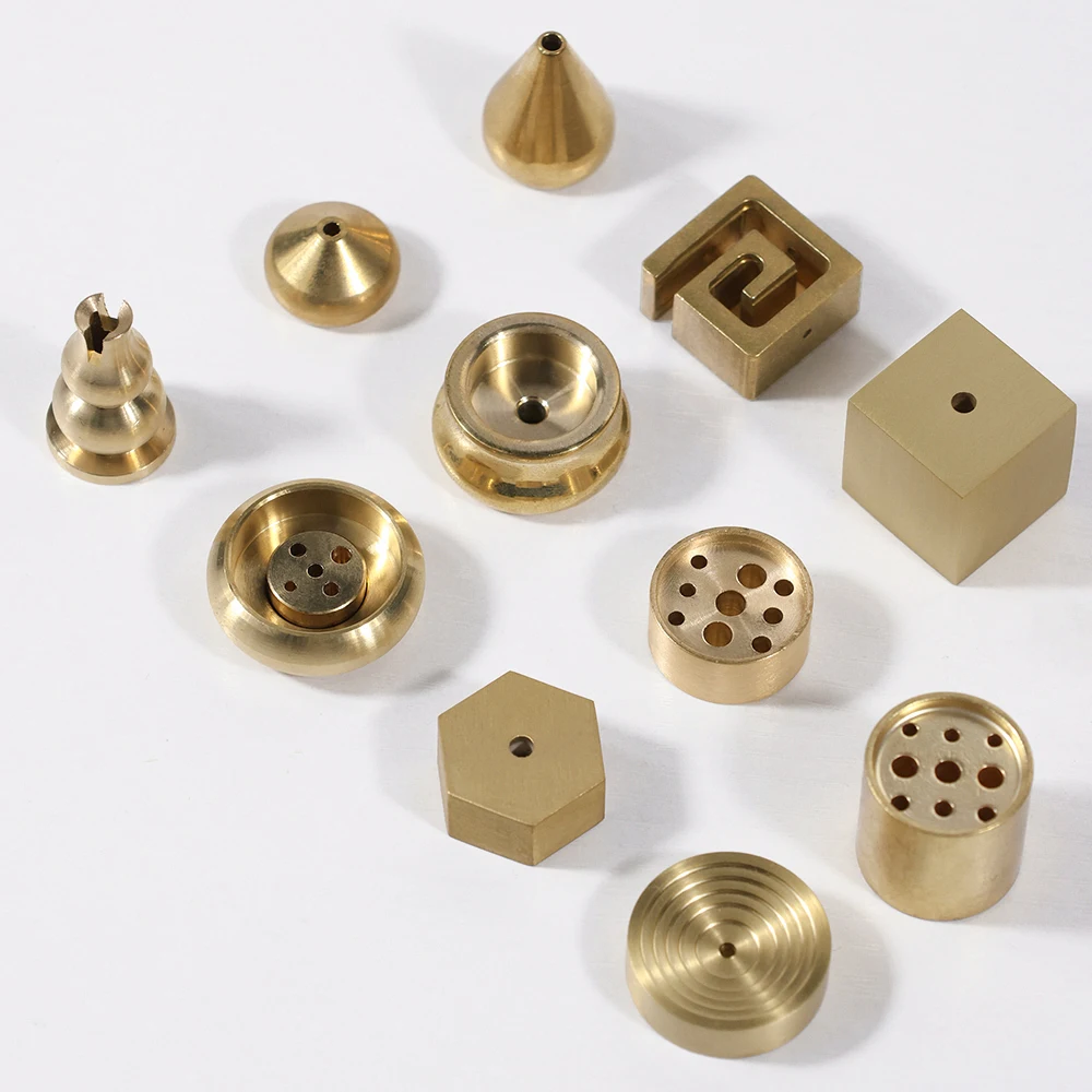 In Stock Small Cute Brass Incense Burner Holder for Sticks Cones Gold Incense Burner Standing Stick Incense Holder