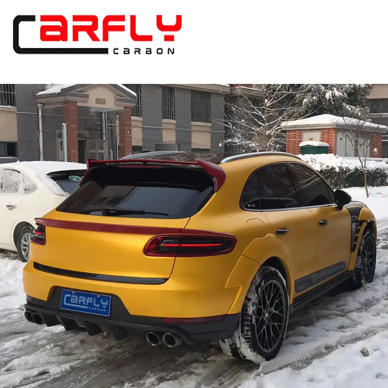  Детали для автотюнинга комплект карбонового верхнего кузова автомобиля Macan