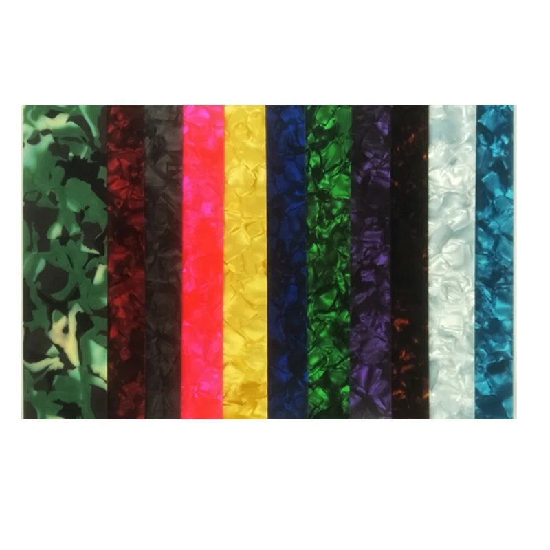 Wholesale Color Different Thickness Cuttable 5 Pieces Standard Guitar Picks Best celluloid Pieces