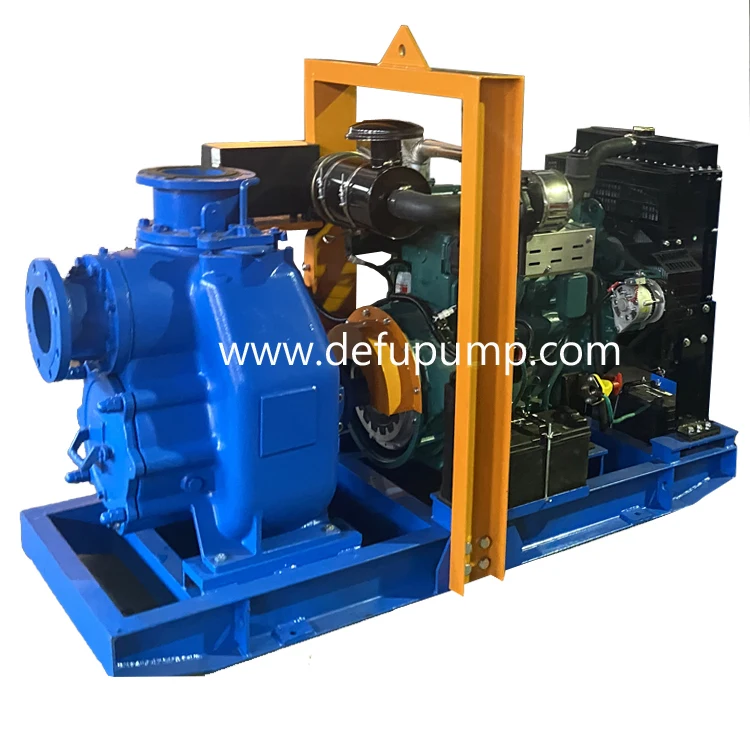 TX 6 inch 330m3/h 34m Head Diesel Irrigation Pump Self Priming Water Pumps