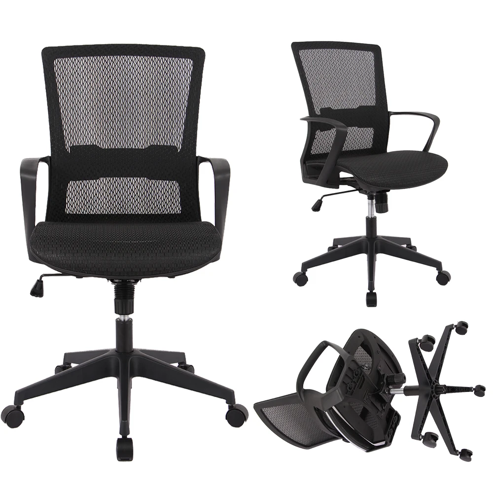 Henglin mid back lift swivel chairs best office mesh chair luxury office chair