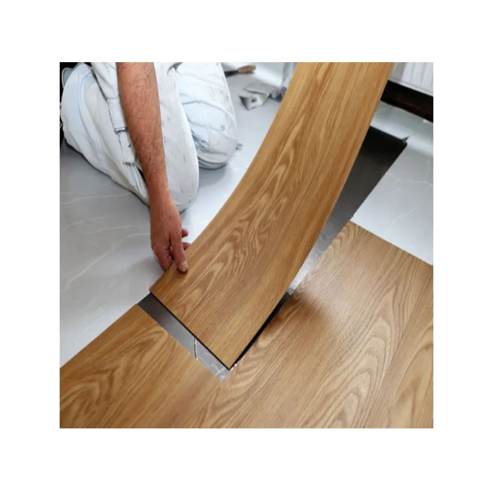 luxury self adhesive LVT wood plastic sticker waterproof peel and stick marble vinyl SPC vinyl flooring