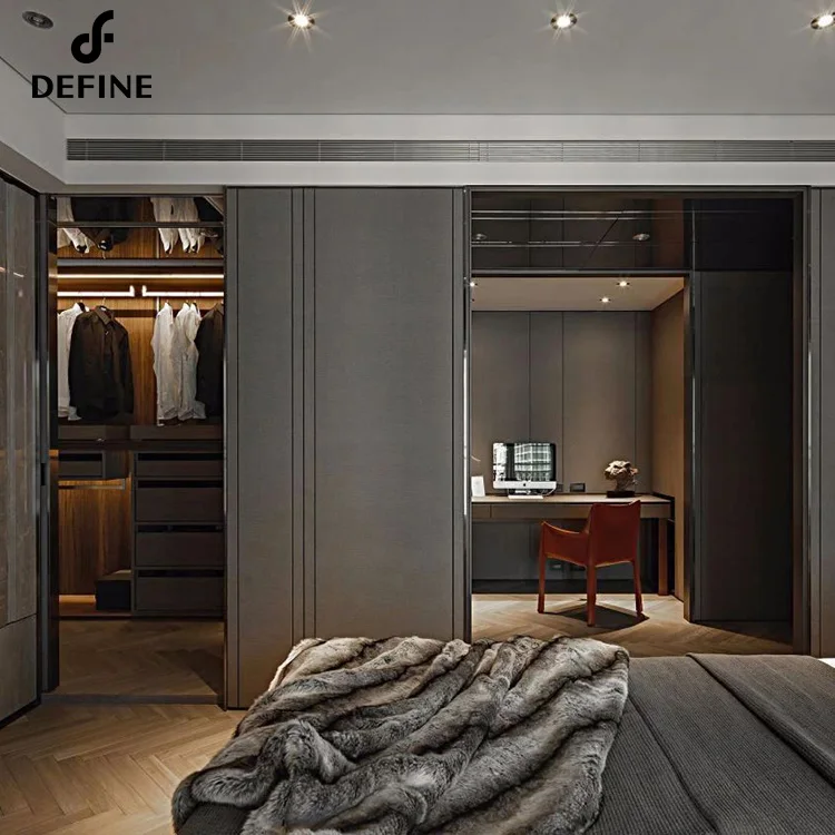 Good Quality Home Living Room Multi Task Hanging Wood Wall Wardrobe Closet