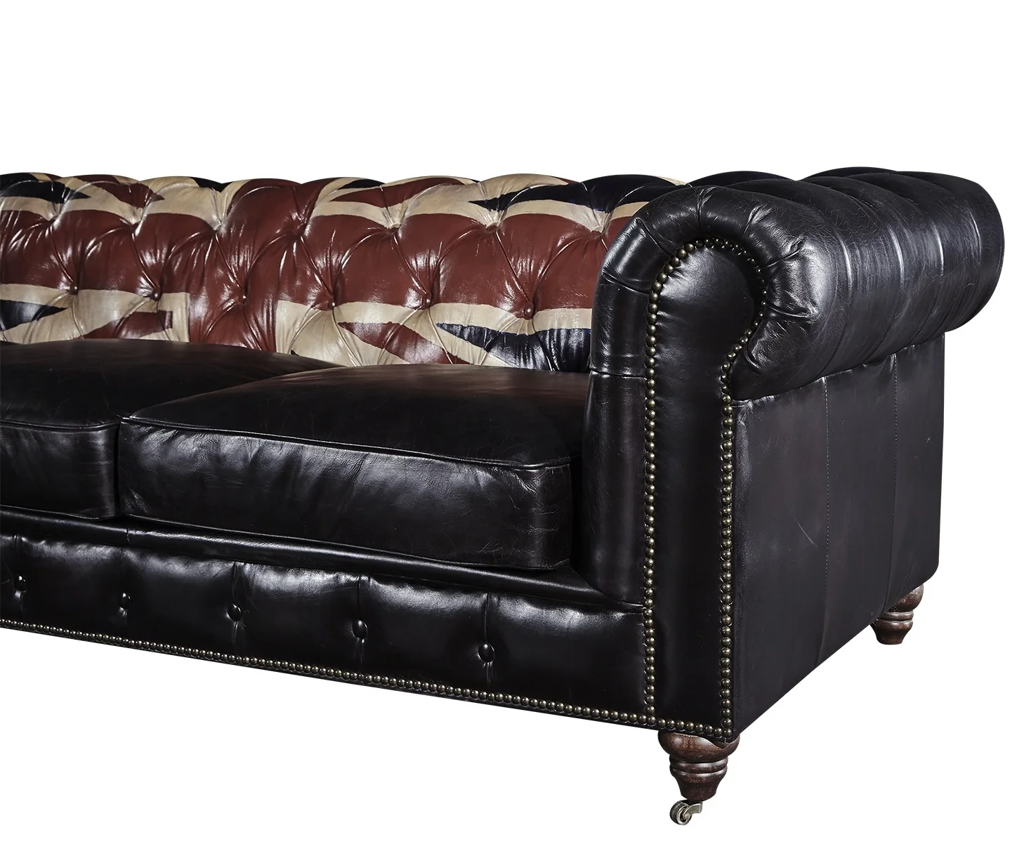 AIRFFY OEM/ODM Factory Union Jack Chesterfield Sofa Set for Living room Hotel Club Furniture