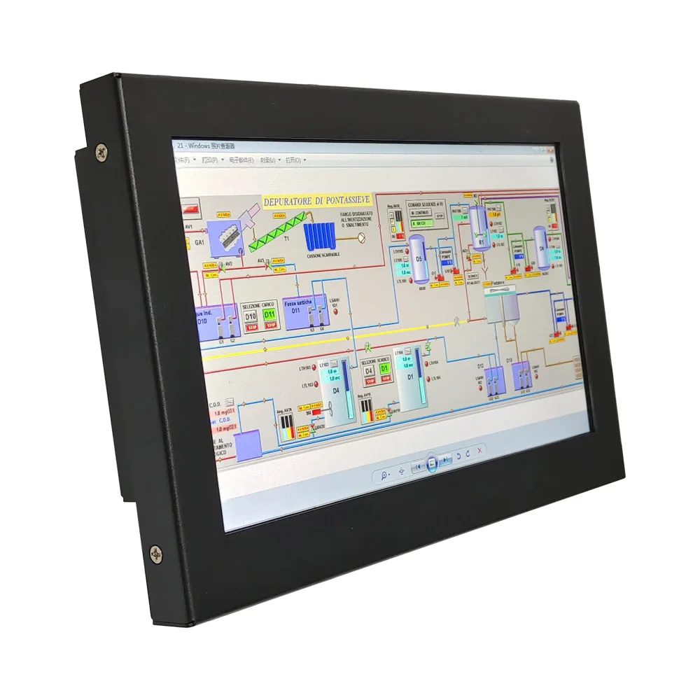 Пользовательские 9 дюймов HDMI монитор сенсорный ЖК-экран Ip65 Водонепроницаемый автоматическая высокая подсветка встроенный сенсорный экран открытая рамка ЖК-дисплей