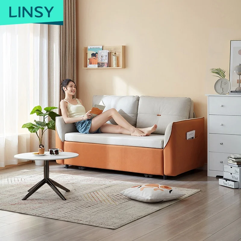 Linsy Best Price Cama Abatible High Quality Pull Out Armchair Three Hinges For Sofa Bed Hotel Sofabed G021