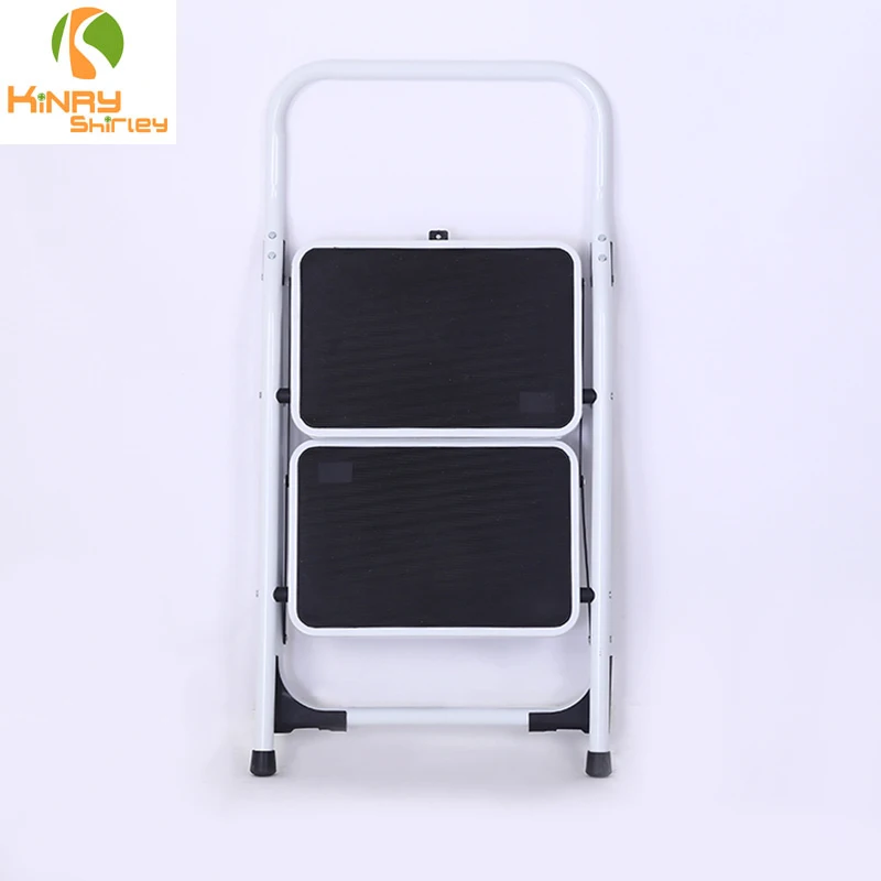 foldable household stainless steel ladder Telescopic folding top 2 step ladders