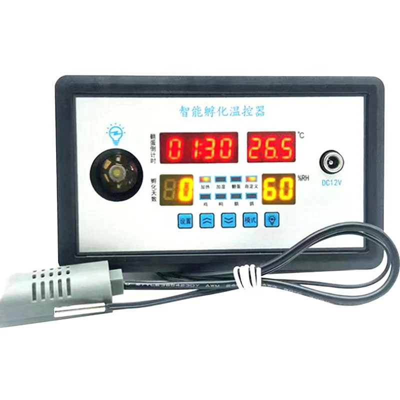 JIATAI W9002 Controller Intelligent Temperature and Humidity Egg Incubator Controller for Poultry Spare Parts