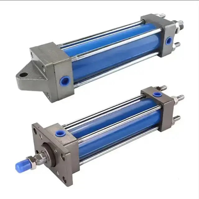 Thin heavy-duty tie-rod double-acting hydraulic cylinder standard hydraulic cylinder factory ready stock fast delivery
