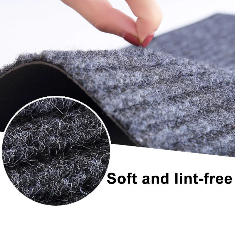 Hot selling polyester fiber floor door mat water absorbent floor double ribbed door mat rugs with non slip rubber backing