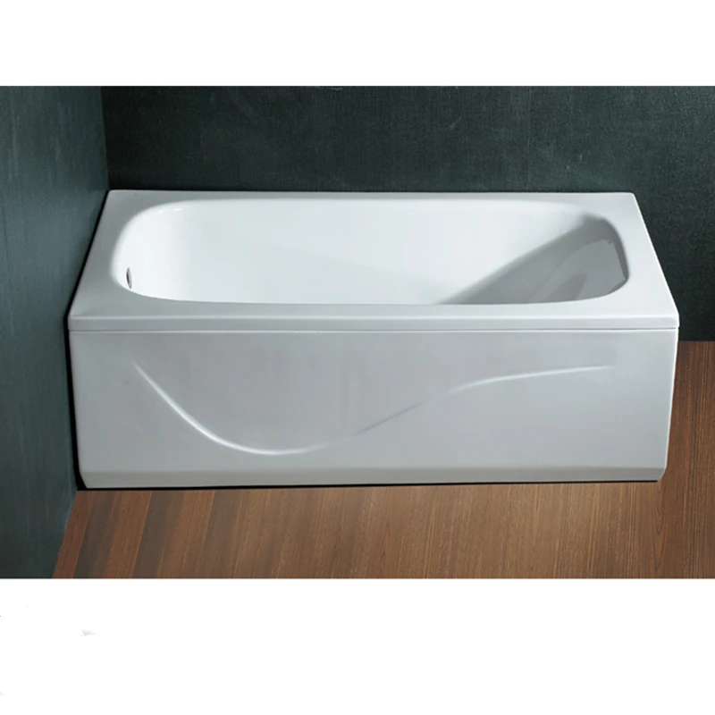 Simple Pure Best Acrylic Bathtub Freestanding Bath Tubs Drop-in/One/Two APRON Soaking bathtub