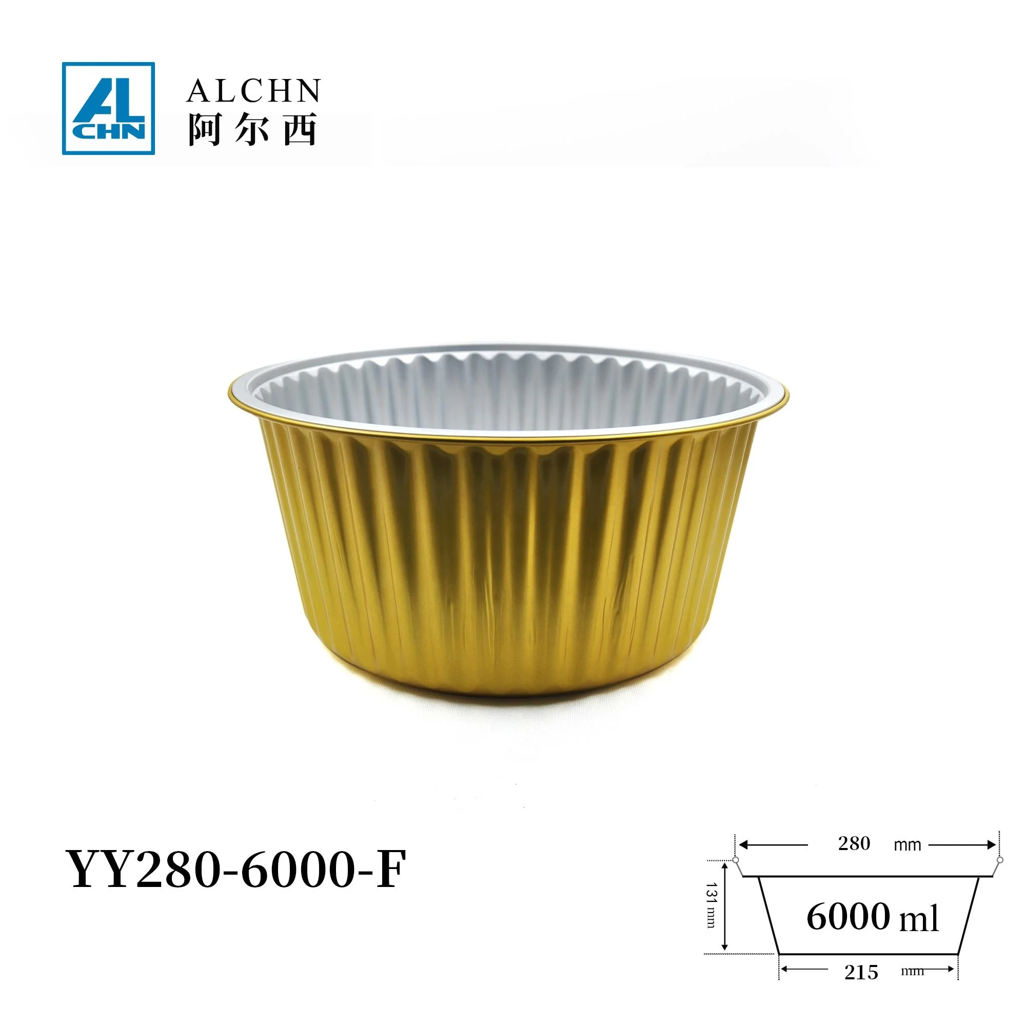 
ALCHN Round Foil Pans - Disposable Aluminum Foil Cake Trays - Freezer & Oven Safe - for Baking, Cooking 