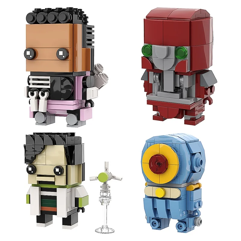 GoldMoc Video Game Apex Legends Brickheadz Role DIY Model Mini Action Figure Christmas Building Blocks Toys