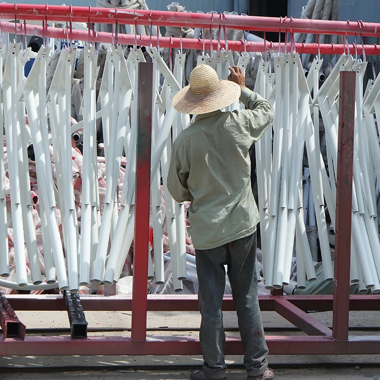 Factory direct supply hot-Dip Galvanized Q235 Engineering steel 6M street light pole