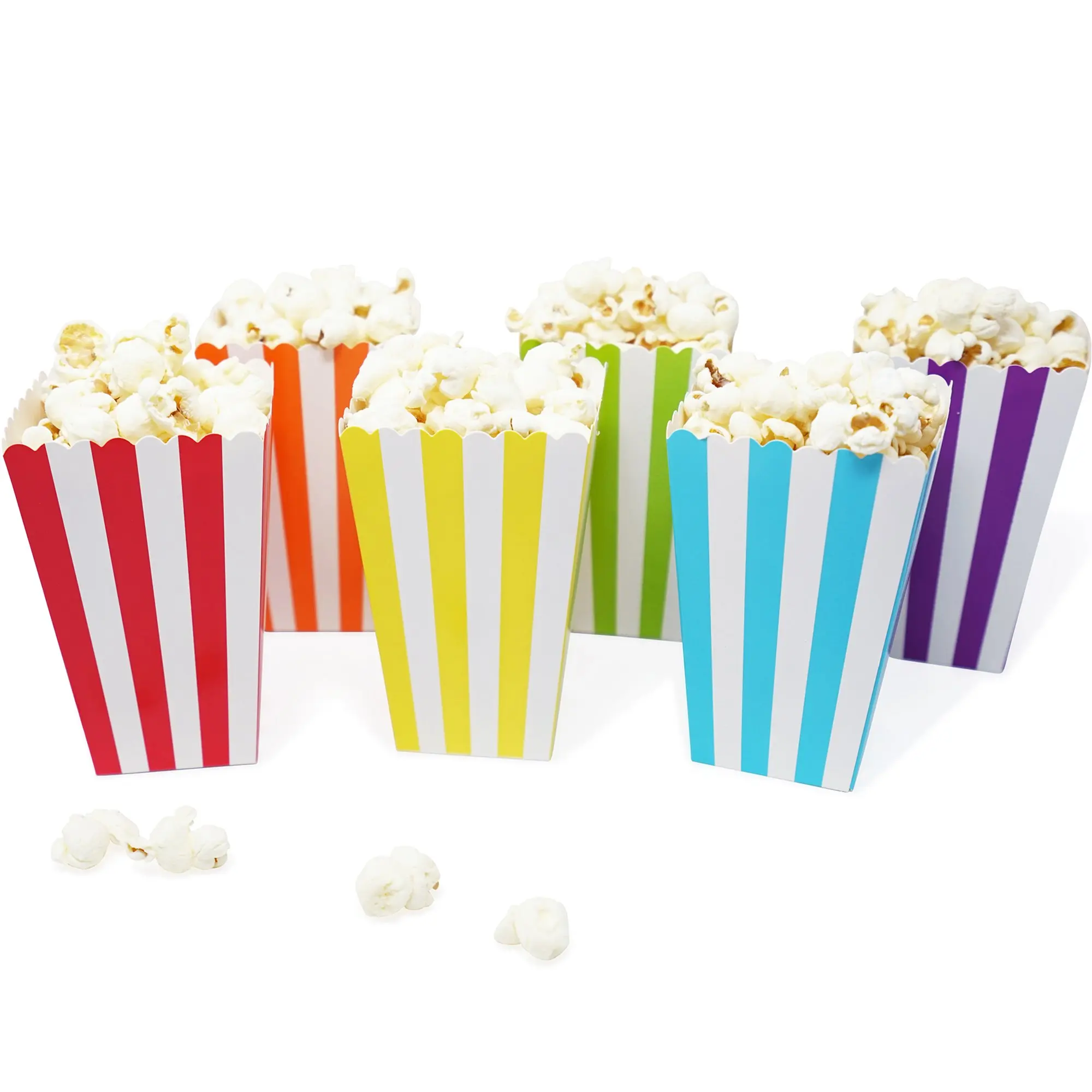 Popcorn Boxes  Cardboard Candy Boxes For Birthday Bridal and Baby Shower Party/Movie/Fiesta Wedding Party