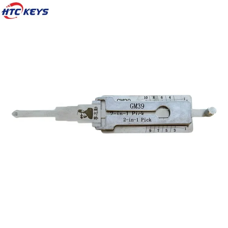Locksmith tools GM39 2 in 1 Car Door Lock Pick tools Decoder Unlock Tool