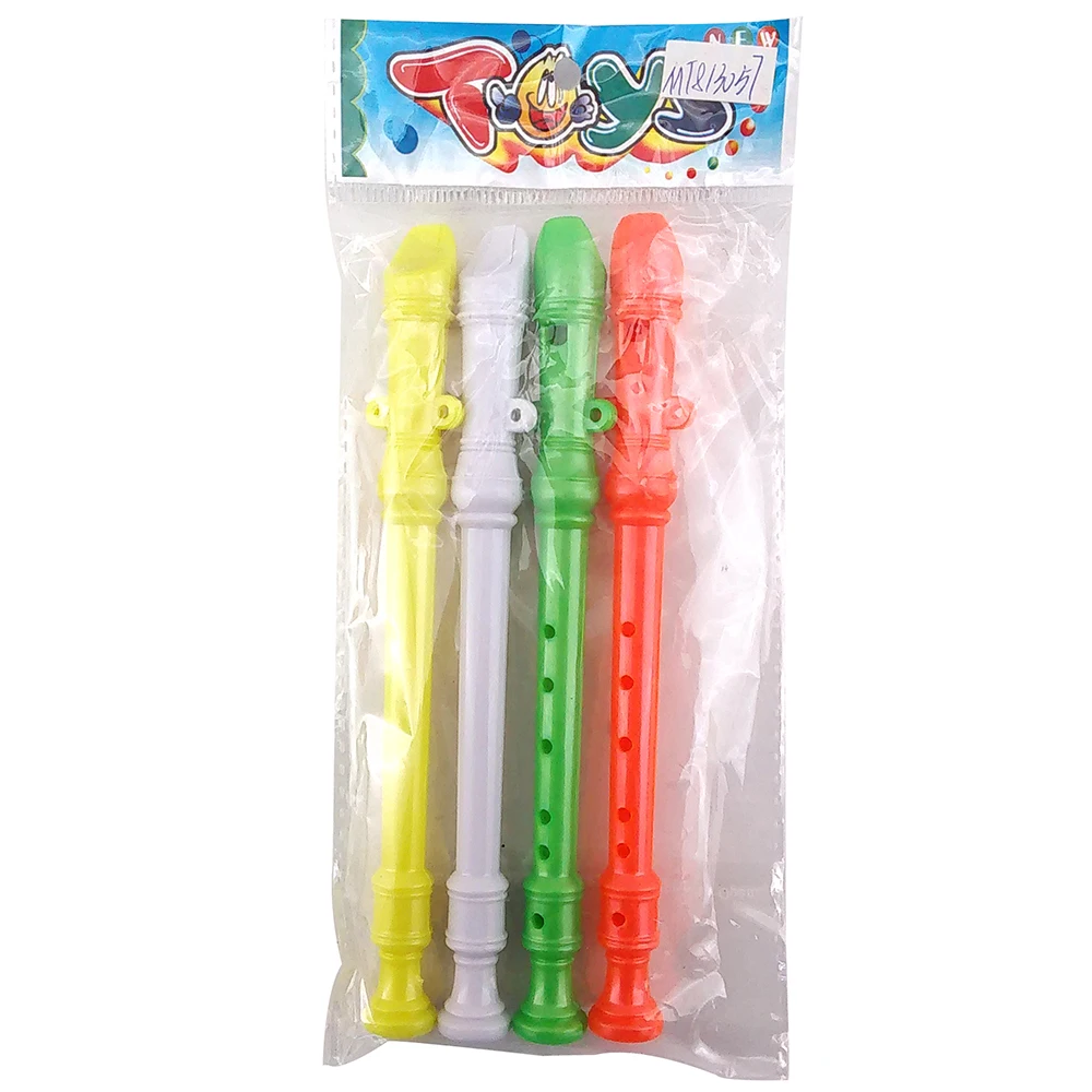 Children school mini educational intelligent music learning kids plastic flute musical toys