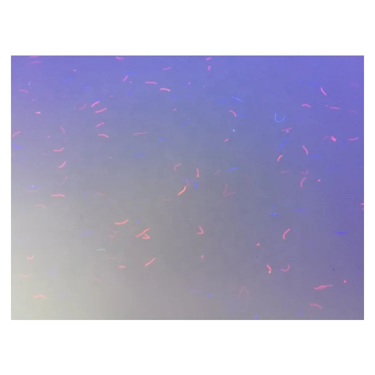 Anti-counterfeiting Security UV Fiber Paper /UV fluorescent fiber Cotton linen Security paper used virgin Wood Pulp