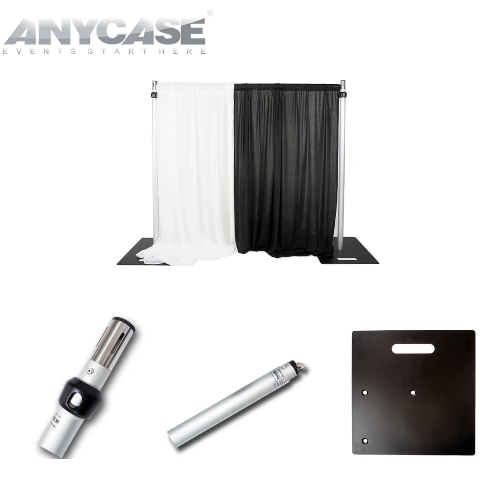 Wholesale Wedding Backdrop Pipe Kits with Two layer Drapes