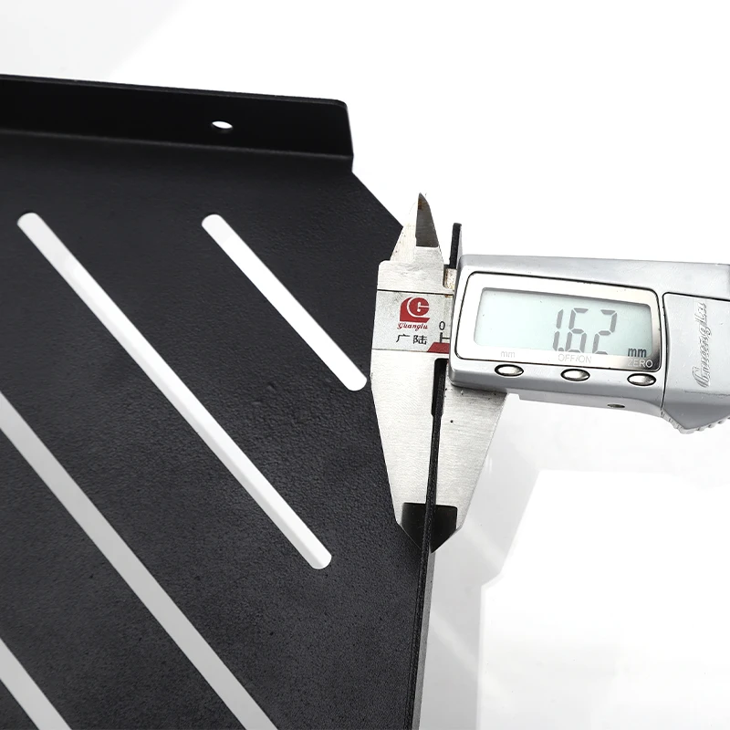 Hot Sale 304 Stainless Steel Wall Mounted Black Bathroom Shelves Shower Shelf Without Drilling