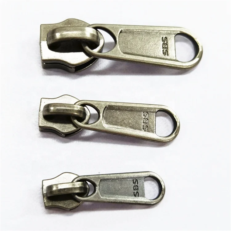 zipper puller custom slider and  zinc alloy nylon sbs 5# 8# 10# pull head High-quality environmentally friendly luggage DIY
