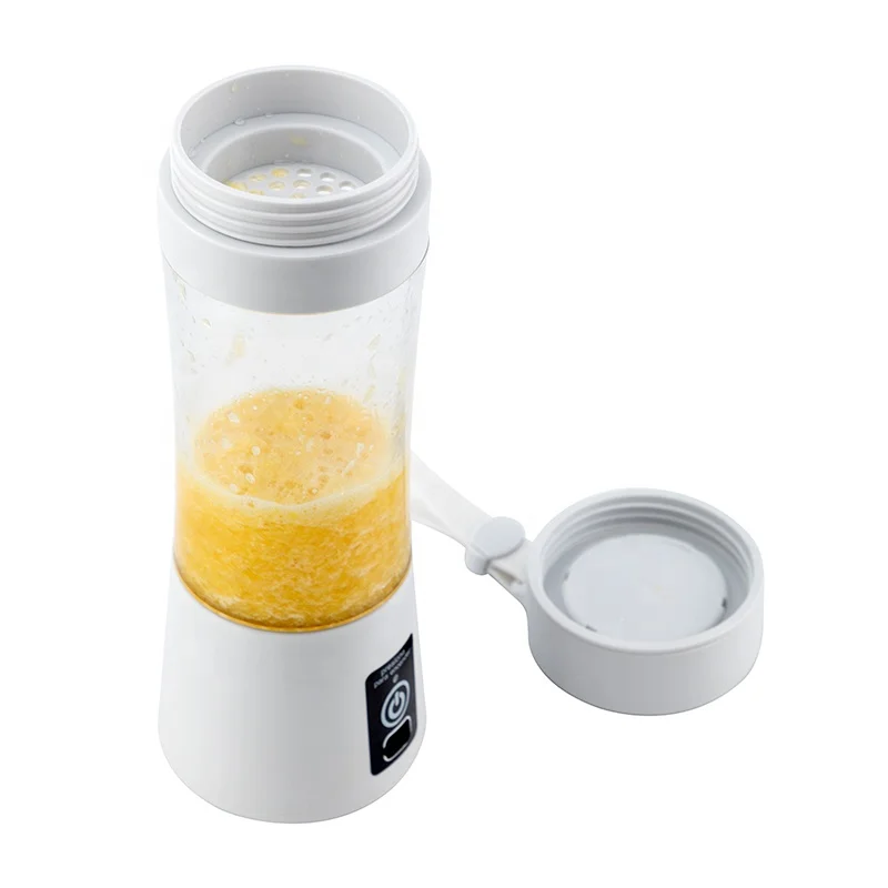 Electric Personal Use Mini Blender Home USB 6 Blades Juicer Cup 380ML Rechargeable Fruit Juice Portable Blenders