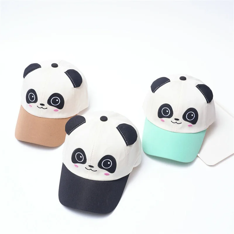 Cartoon Baseball Cap Kids Hats Panda Hat For Child