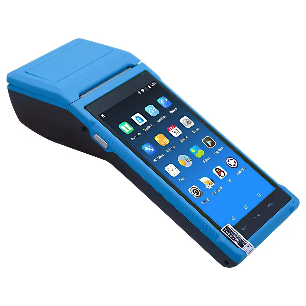 Cheap Q2i Handheld POS Terminal 5.5 Inch Android 8.1 Wireless Data POS System Bluetooth USB NFC-Payment & Lottery Mobile Machine