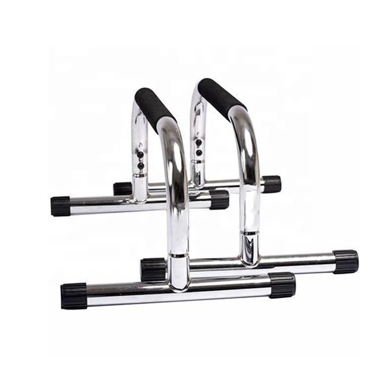 Adjustable Push Up Stands Parallettes Dip Bars With Non-slip Foam Handle Rubber Feet Workout Handstand Gymnastics Bodyweight