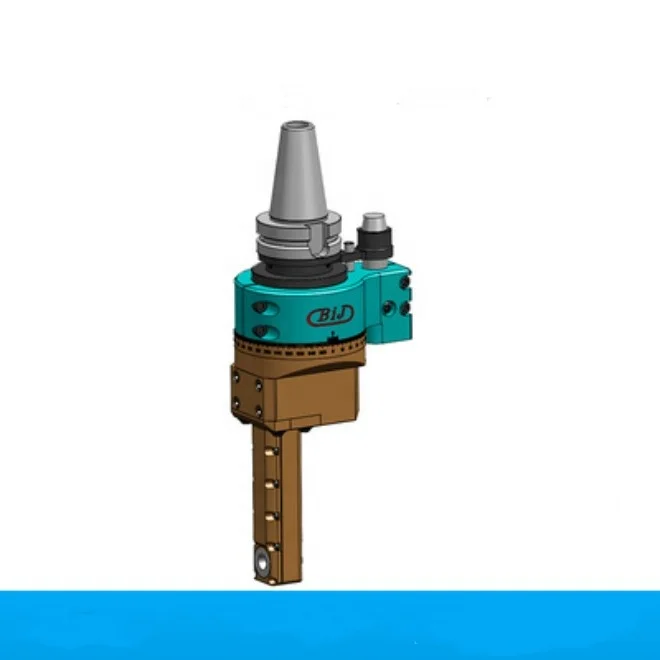 90 Degree Right Angle Milling Head BT40 Tool Holder D4 D6 Collet Stainless Steel CNC Machined Machinery Tool