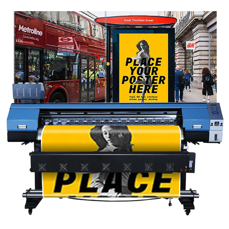 Fortune 3.2 m eco-solvent type printer with DX5 print head