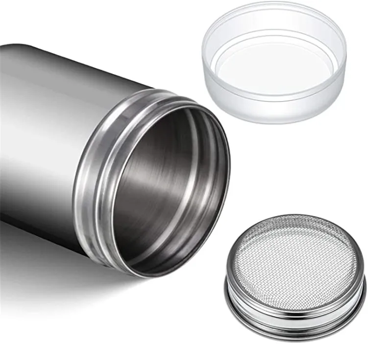 72 Pieces Coffee Decoration Stencils Coffee Art Template Coffee Mold Tool  Latte Art Pen Dusting Jars Mesh Powder Shaker