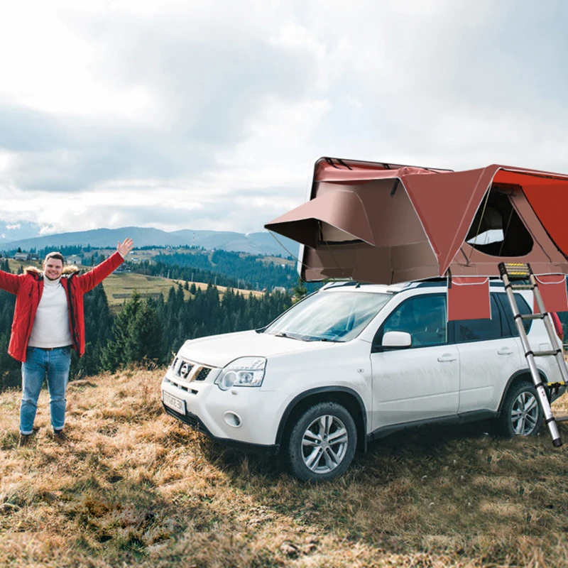Roof Top Tents Car Camping Hard Shell Soft Tent 2021 Hard Shell Roof Top Folding Car Tent for SUV