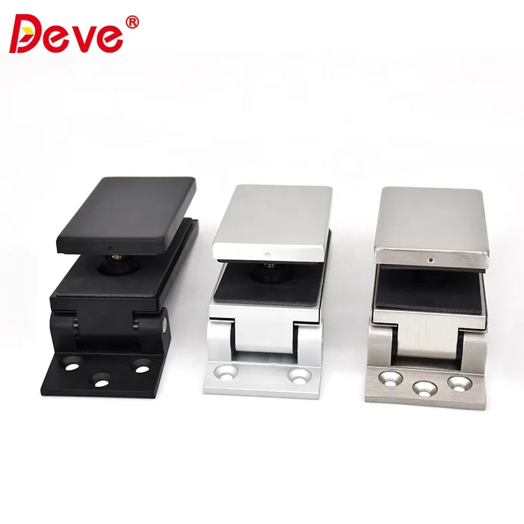 Office Glass Door Hardware Hinge Wall To Glass Hinge Aluminum Clamp