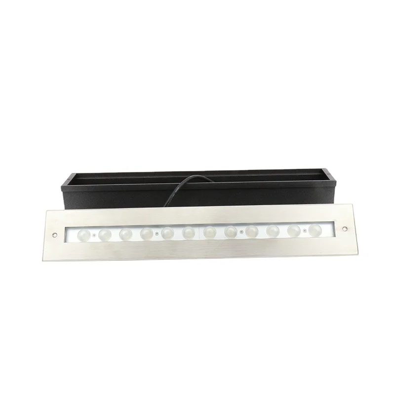 18 Вт линейный светодиодный подводный фонарь IP68 12-24VDC входной квадратный для бассейна