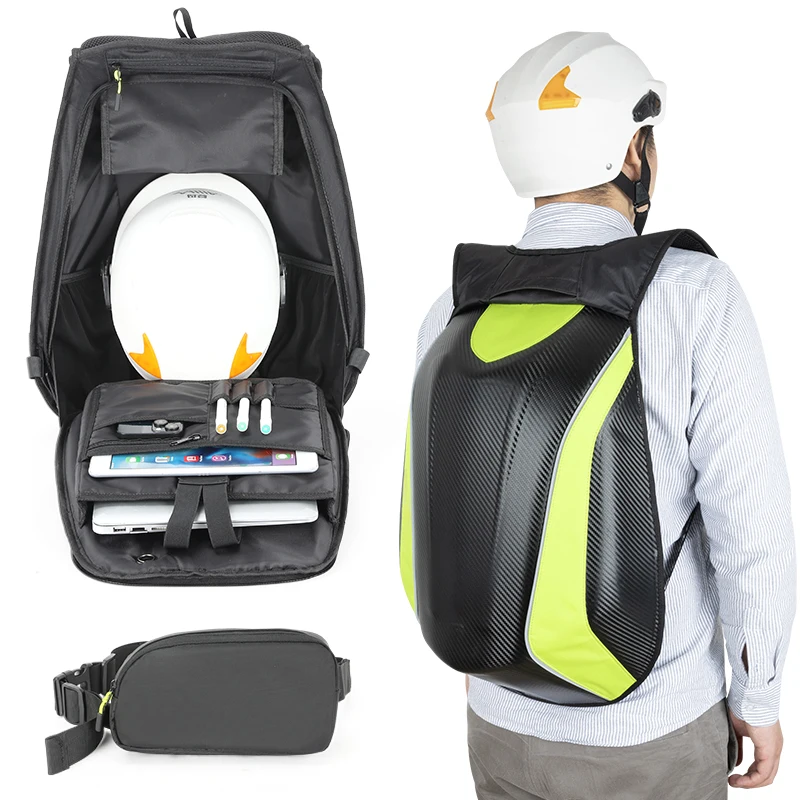 Motorcycle Backpack Waterproof Motorcycle Bag Custom Motorcycle Backpack Motor Bike Helmet Backpack