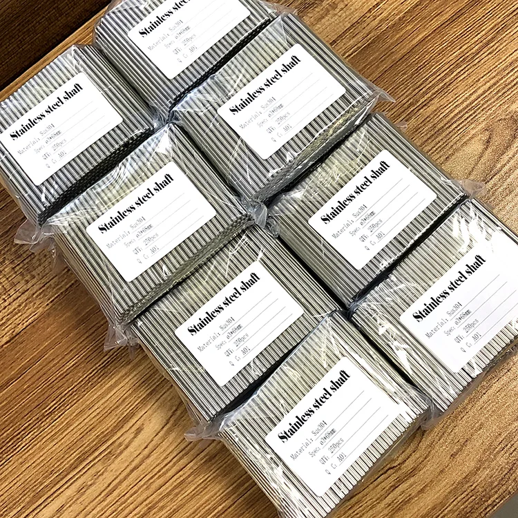 Customized high-precision 1~10mm stainless steel shaft fan motor knurled propeller shaft