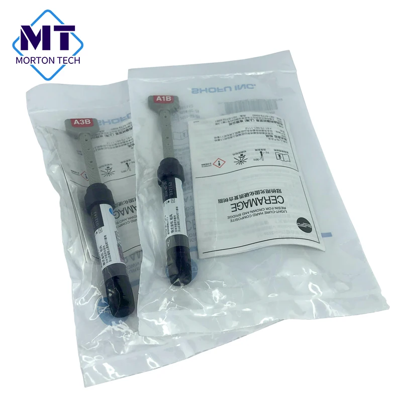 SHOFU Opaque/Dentin/CERVICAL/Body/Incisal Light Cure Hard Composite Resin for Implants Inlays Onlays Crowns and Bridges