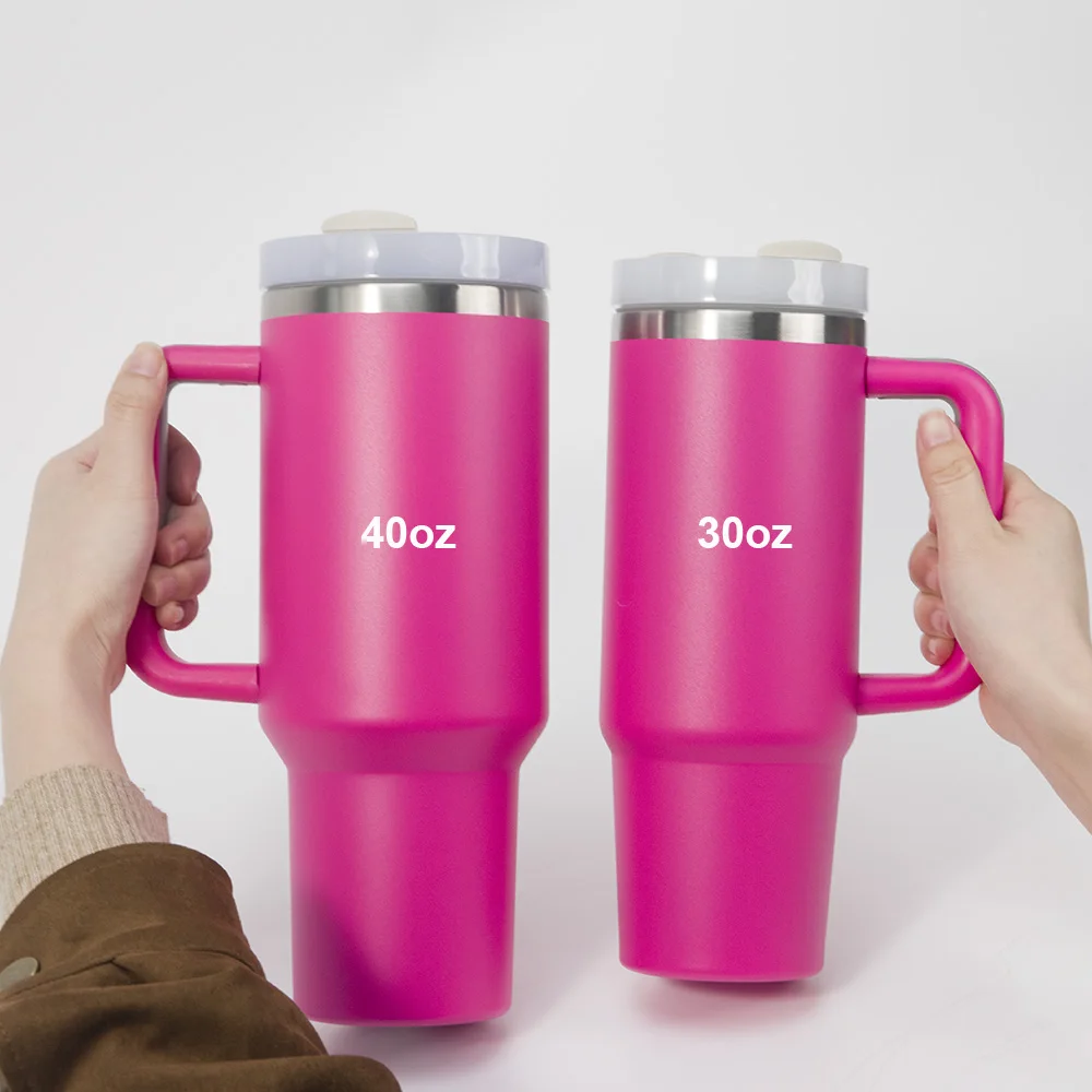 New arrival 40 oz H2.0 adventure outdoor travel stainless steel insulated tumbler with handle