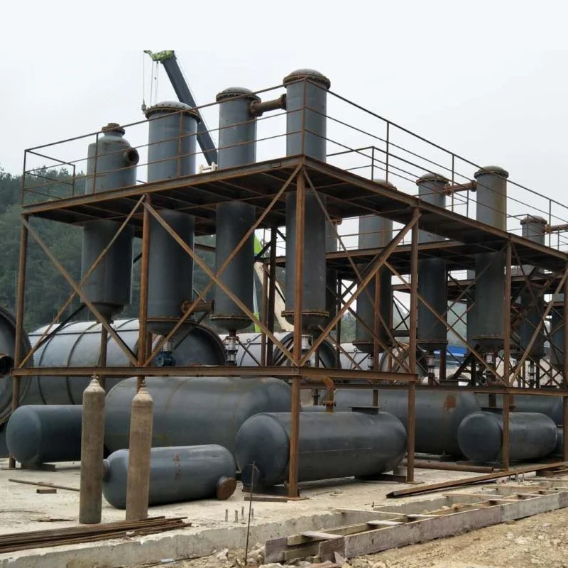 china black oil refinery pyrolysis oil refining machine