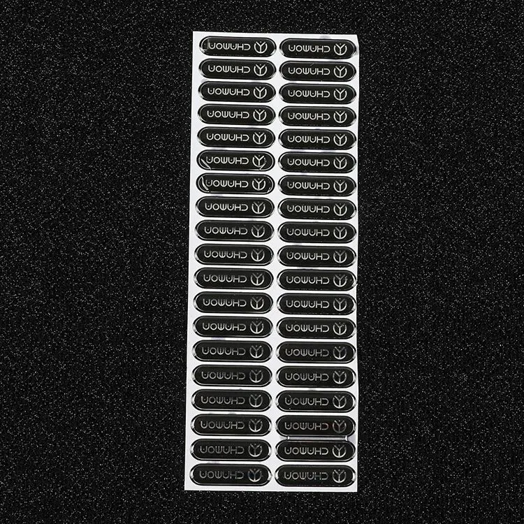 Custom Two Parts Fridge Magnet Qr Code Soft 1 Inch Round Dome Badge Reels 3D Logo Epoxy Sticker
