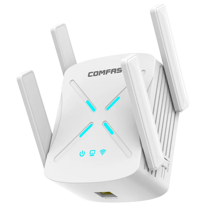 Comfast OEM/ODM 1800Mbps Wifi6 Wireless Repeater CF-XR182 Full Gigabit Mesh Router WiFi Repeater 4 Antennas Network Extender