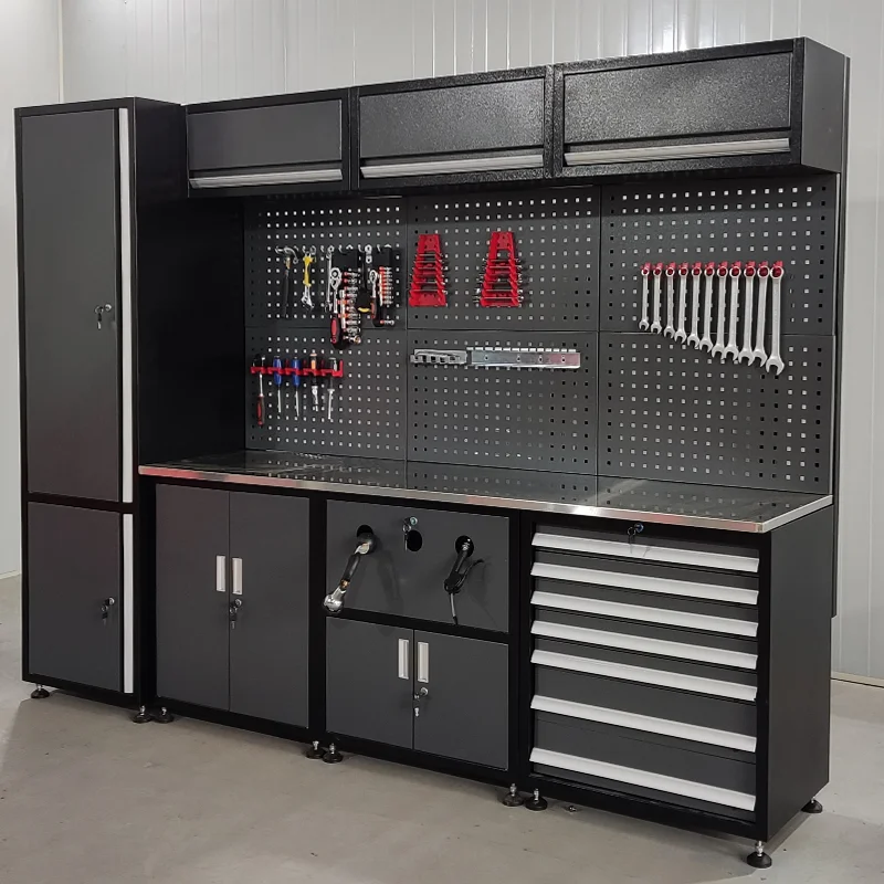 Garage Storage Tool Roller Cabinet Trolley Workbench Metal Tool Trolley Box Mechanical Tool Cart